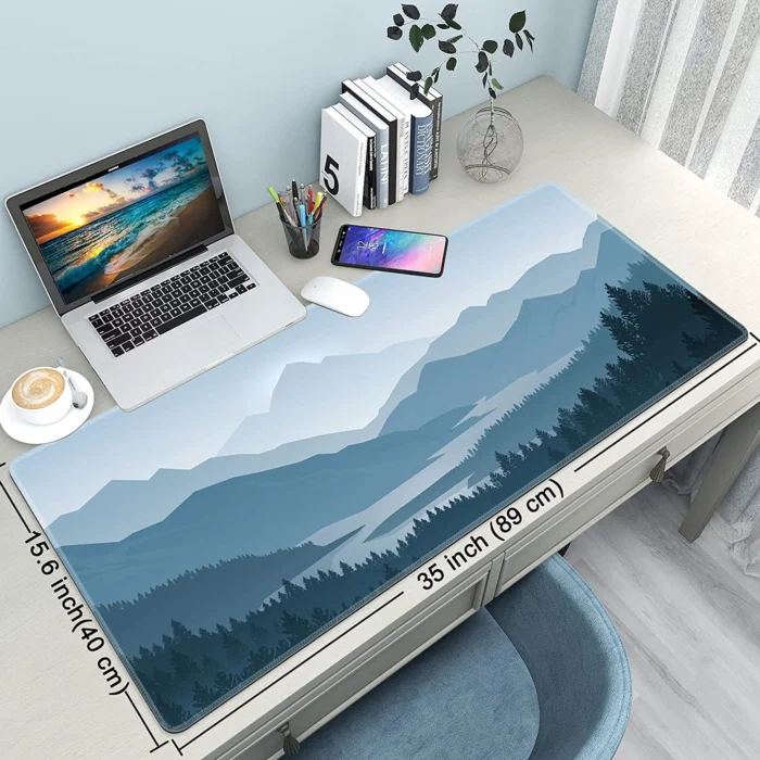 Desk Mat,Large Mouse Pad 35”×15.6”×0.12” XXL Extended Gaming Mouse Pad 02