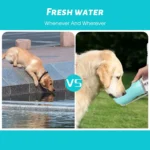 Kalimdor Dog Water Bottle, Leak Proof Portable Puppy Water Dispenser 05