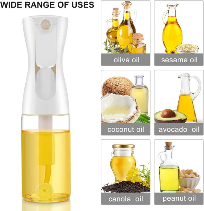 Oil Sprayer for Cooking, 200ml Glass Olive Oil Sprayer Mister 03