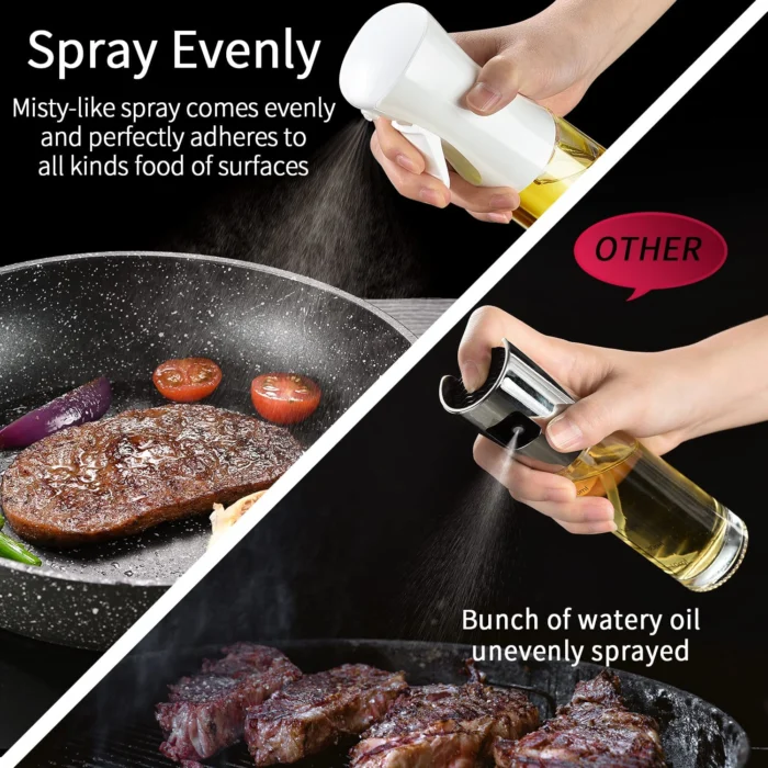 Oil Sprayer for Cooking, 200ml Glass Olive Oil Sprayer Mister 07