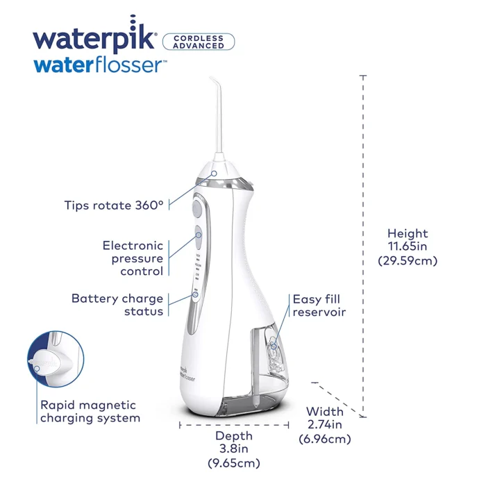 Waterpik Cordless Advanced Water Flosser For Teeth, Gums, Braces 03