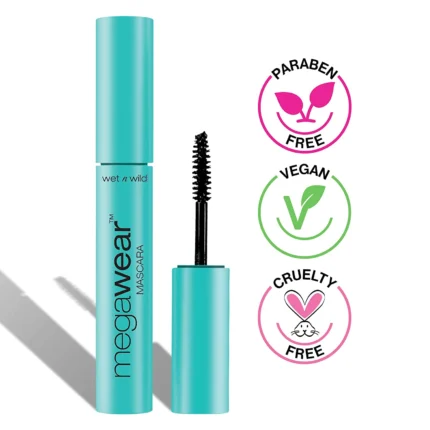 Wet n Wild Enhance and Define Megawear Mascara, Black, 1 Oz, 0.24 Fl Oz (Pack of 1) (C136) 02