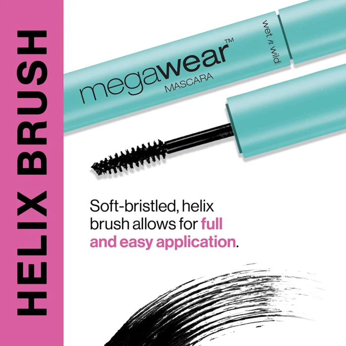 Wet n Wild Enhance and Define Megawear Mascara, Black, 1 Oz, 0.24 Fl Oz (Pack of 1) (C136) 05