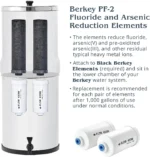 Berkey® PF-2™ Fluoride & Arsenic Reduction Elements 3